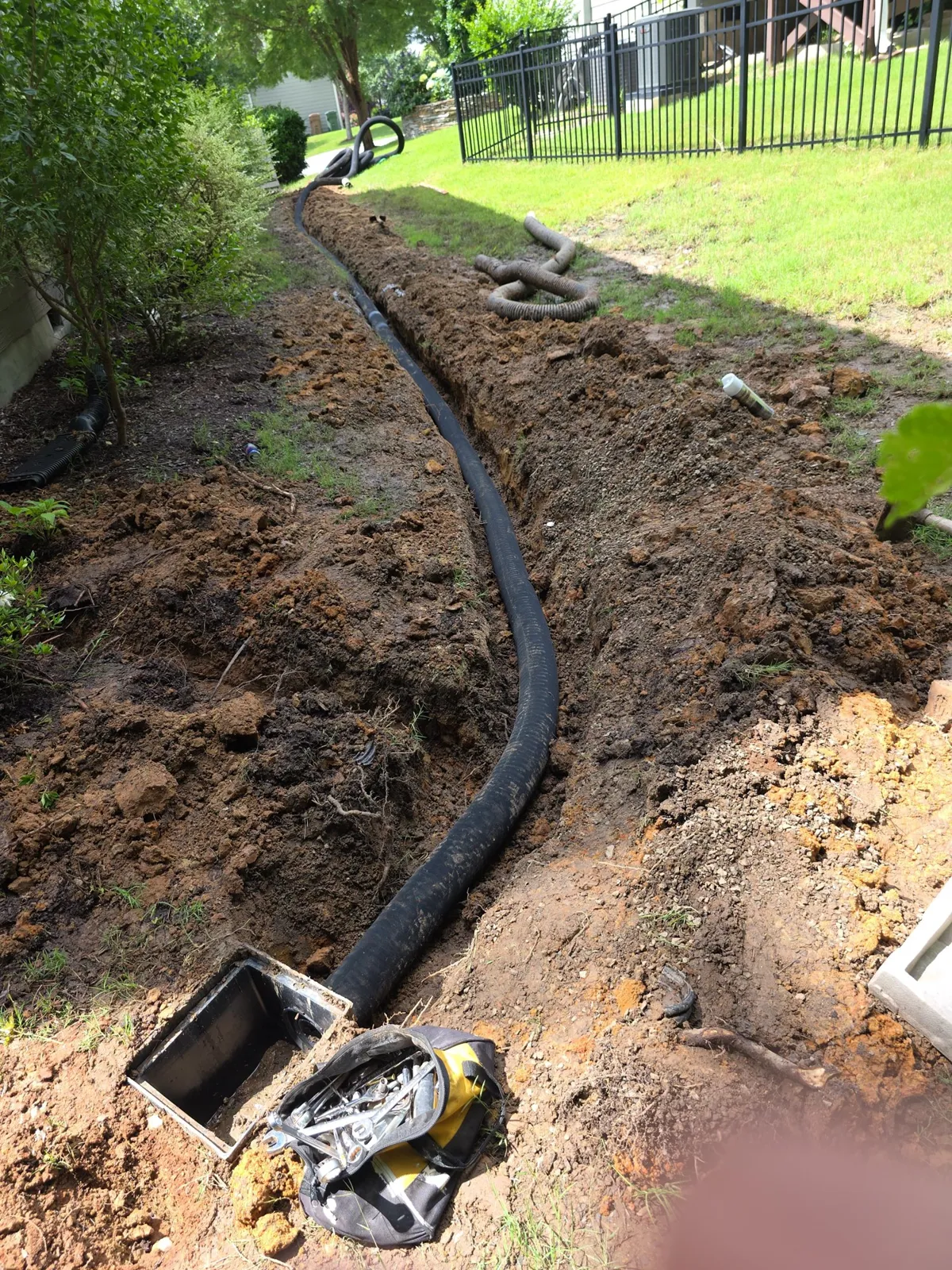 Drainage Solutions project by Sam General Landscaping