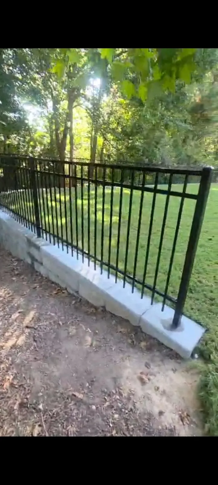 Fence Installation project by Sam General Landscaping