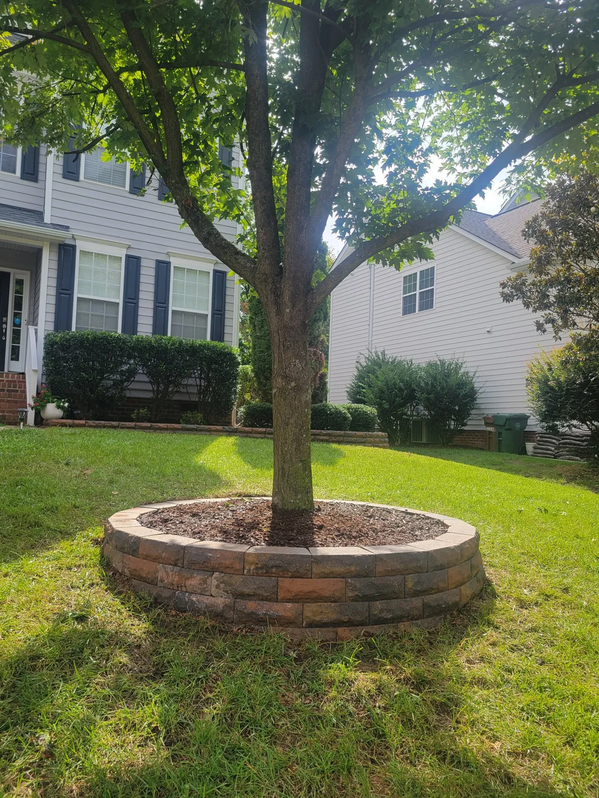 Recent landscaping project by Sam General Landscaping