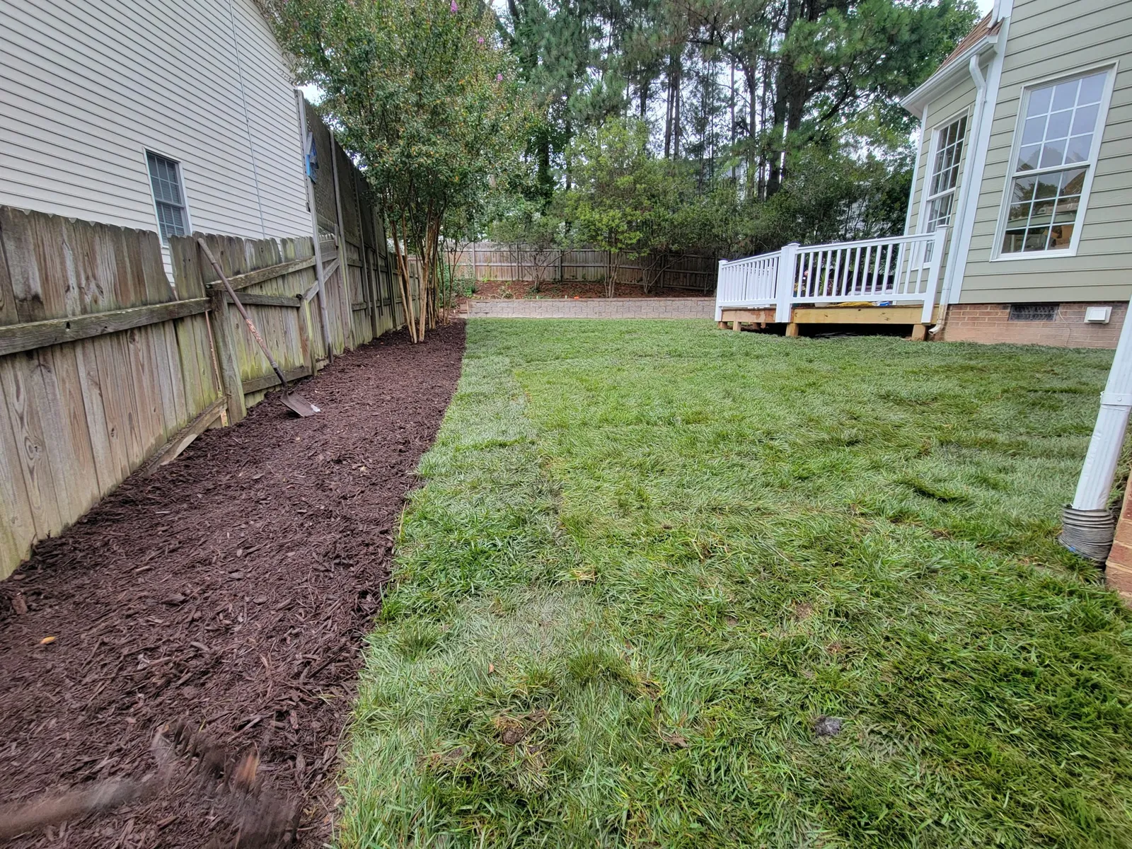 Mulch Installation project by Sam General Landscaping