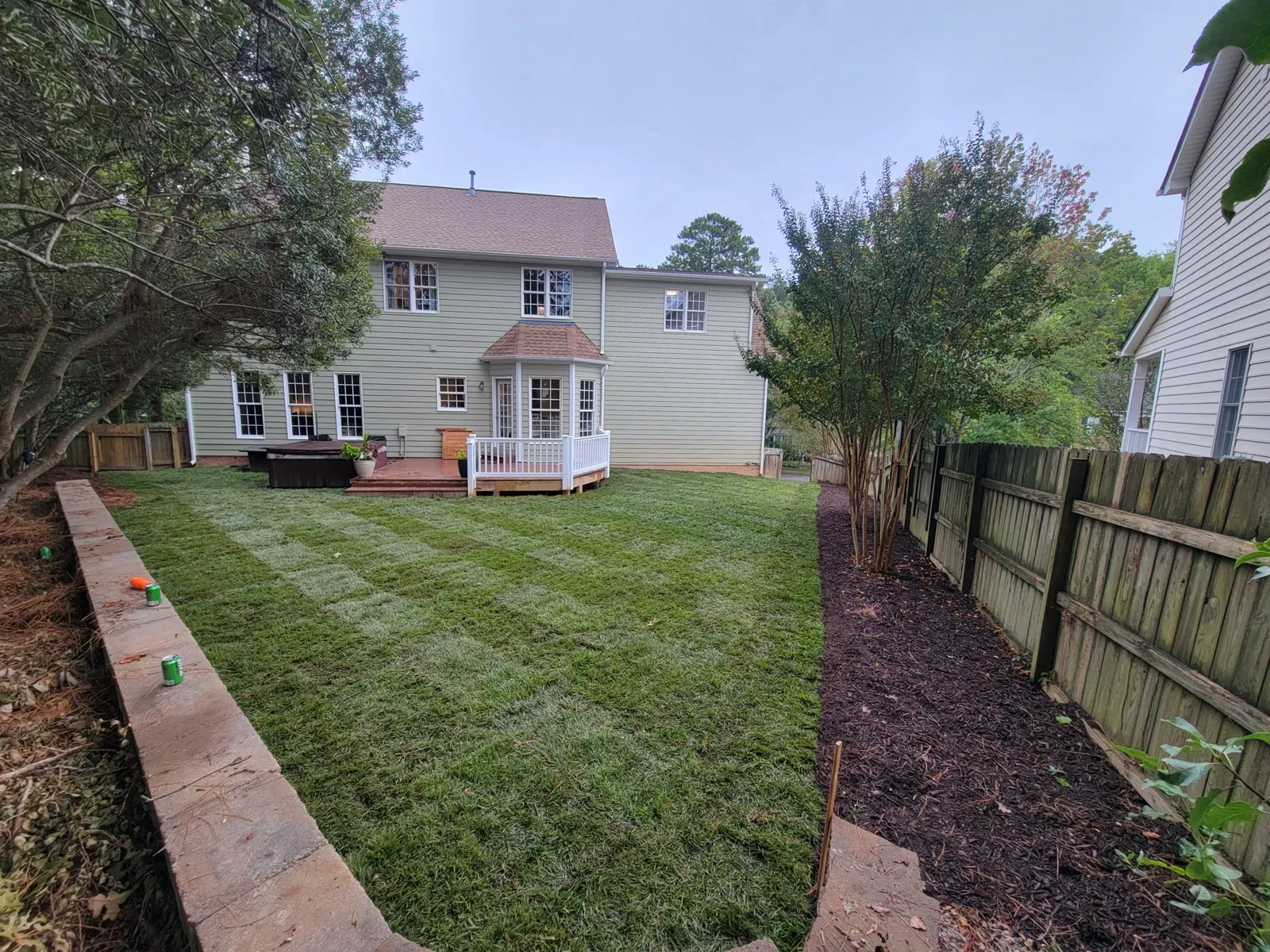 Mulch Installation project by Sam General Landscaping