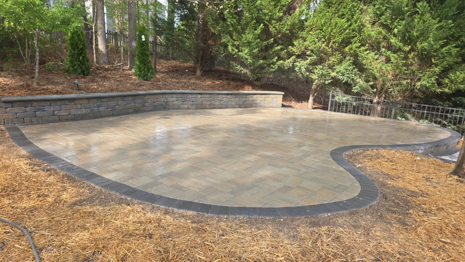 Patio paver project by Sam General Landscaping