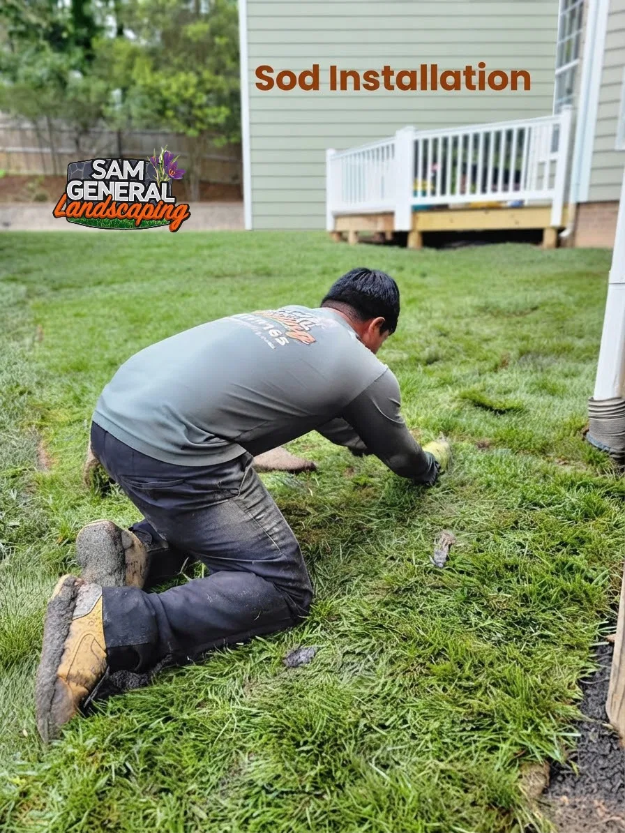 Landscaping project by Sam General Landscaping