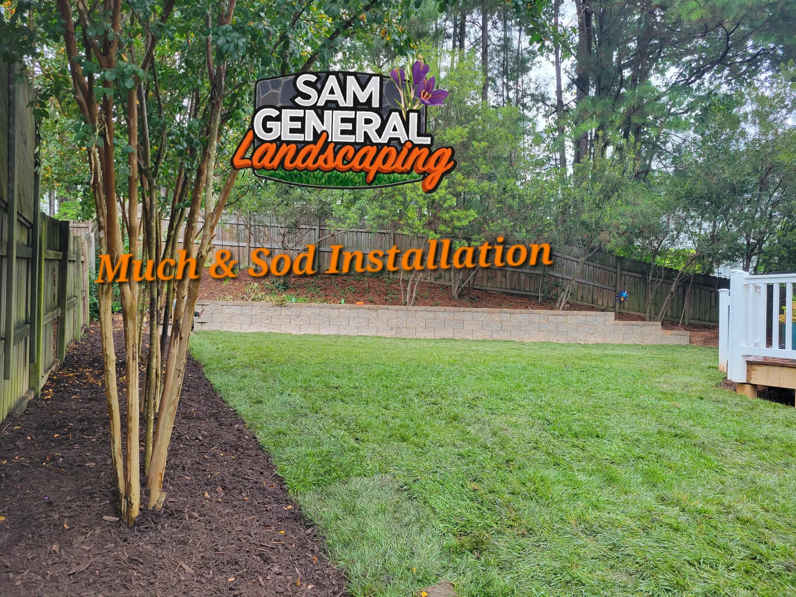 Landscaping project by Sam General Landscaping