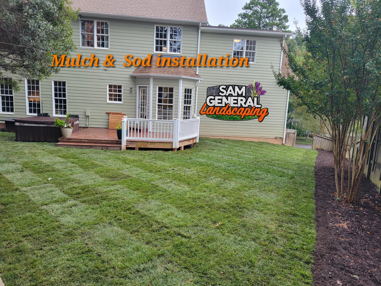Landscaping project by Sam General Landscaping