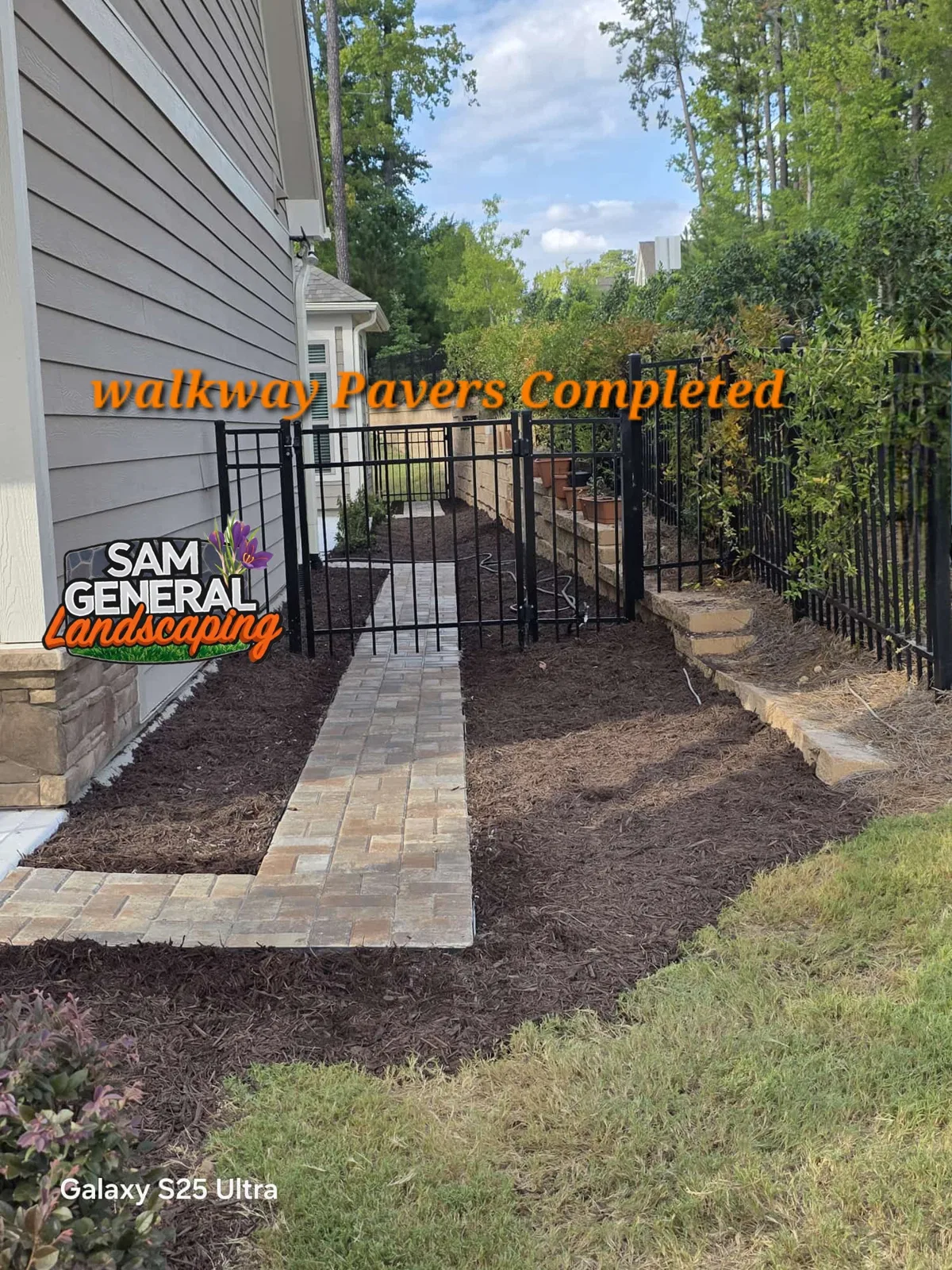 Landscaping project by Sam General Landscaping