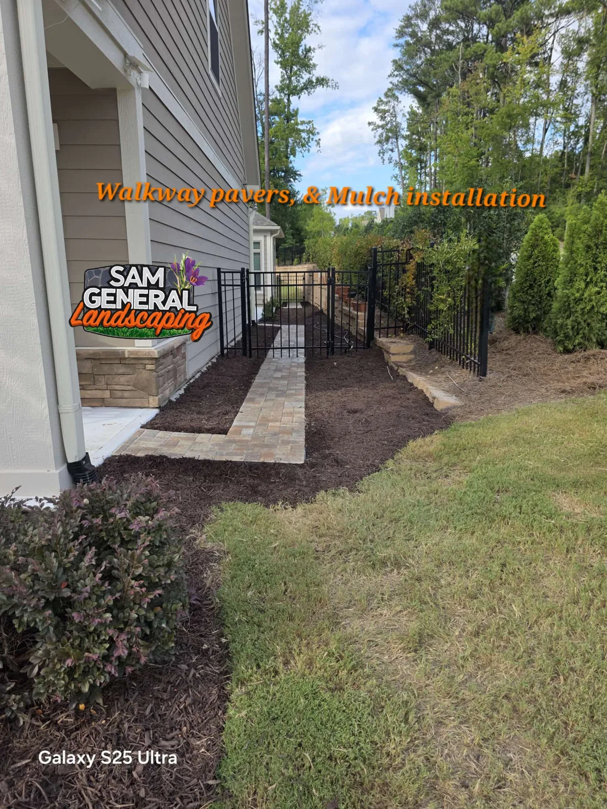 Landscaping project by Sam General Landscaping