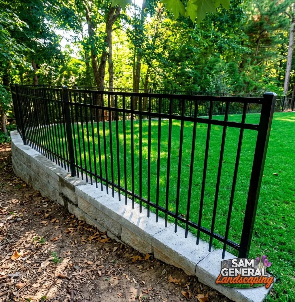 Retaining Wall Installation project by Sam General Landscaping