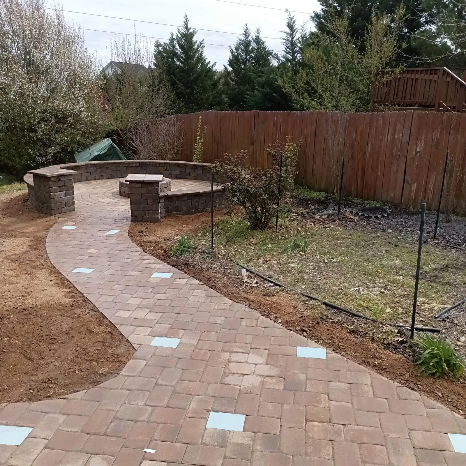 Walkways project by Sam General Landscaping