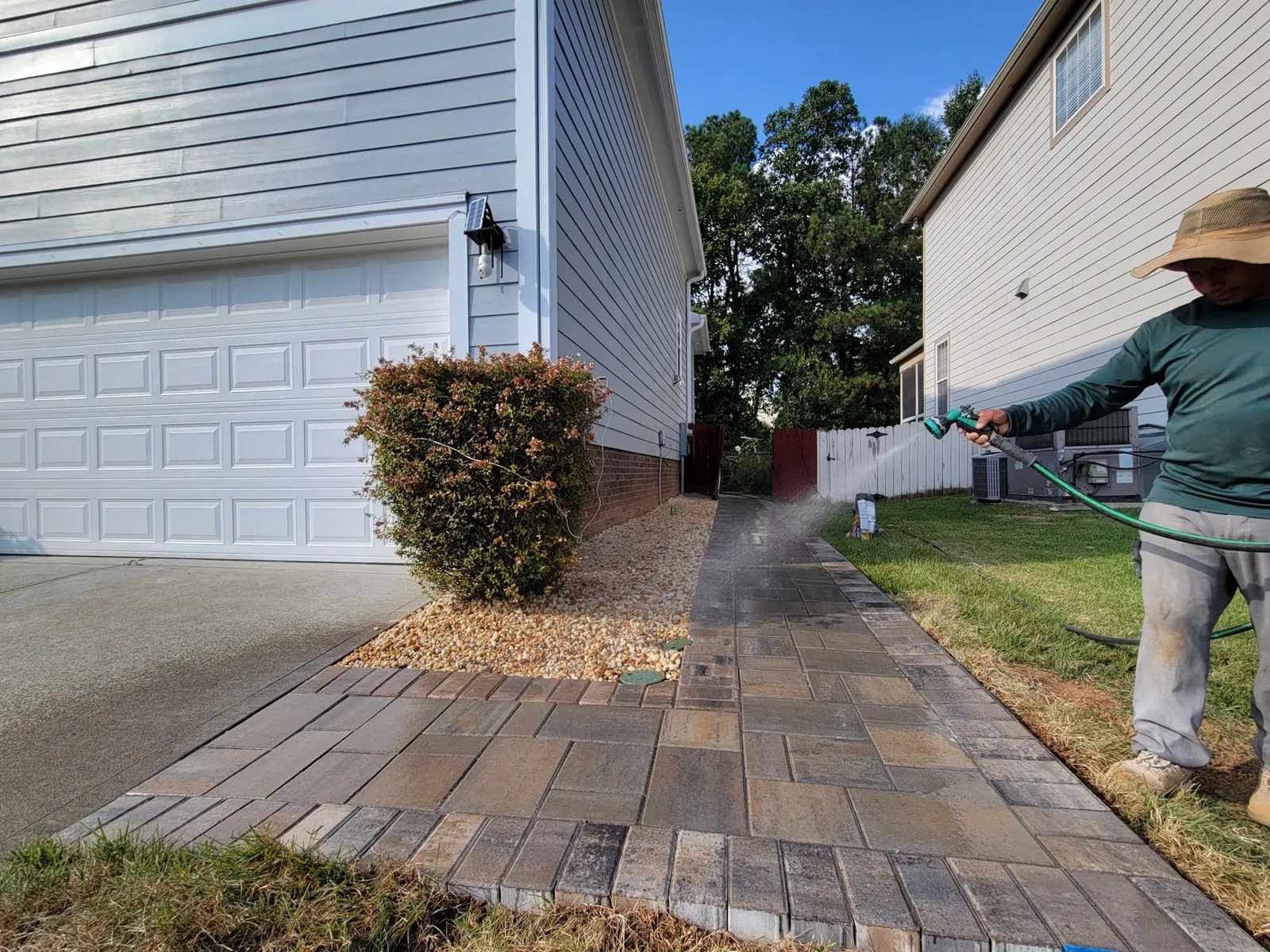 Walkways project by Sam General Landscaping