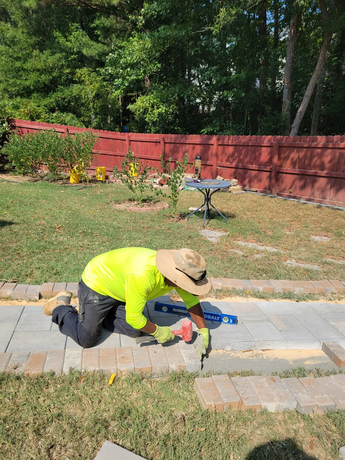Walkways project by Sam General Landscaping