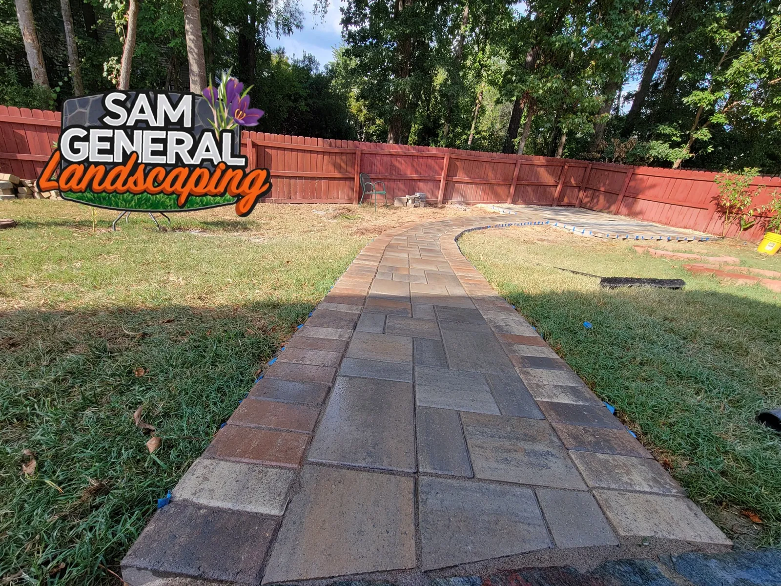 Walkways project by Sam General Landscaping